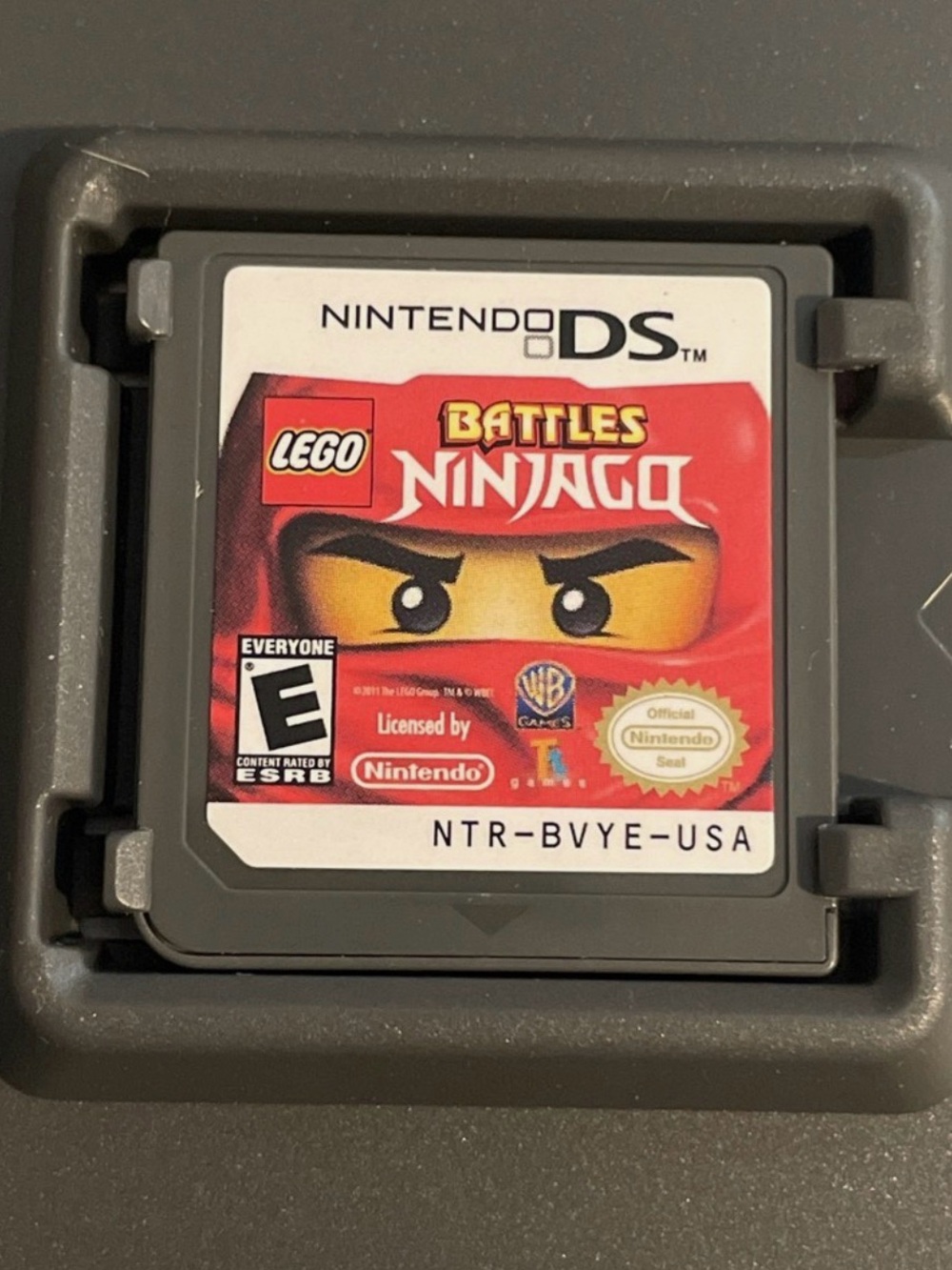 Nintendo DS LEGO Battles Ninjago Cartridge - Red & Yellow Label